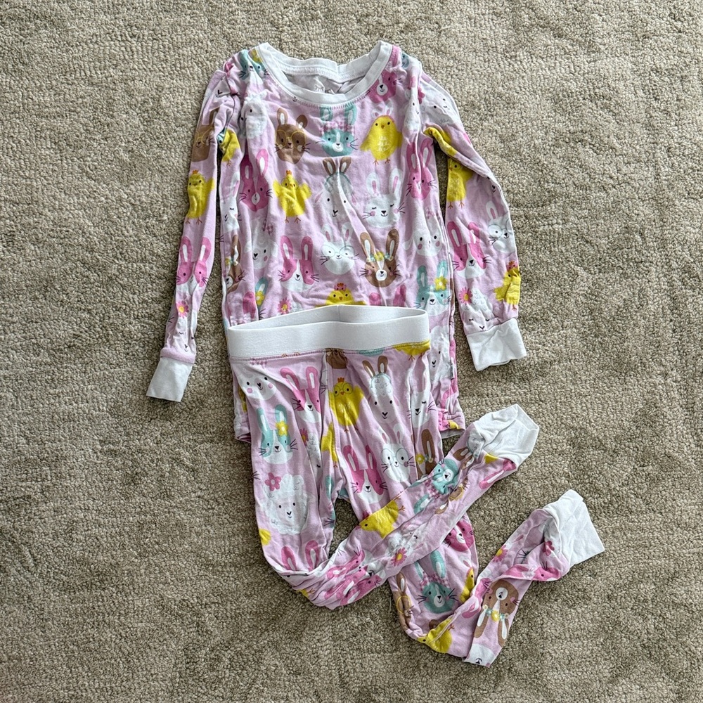 Little sleepies Easter pajamas 2T